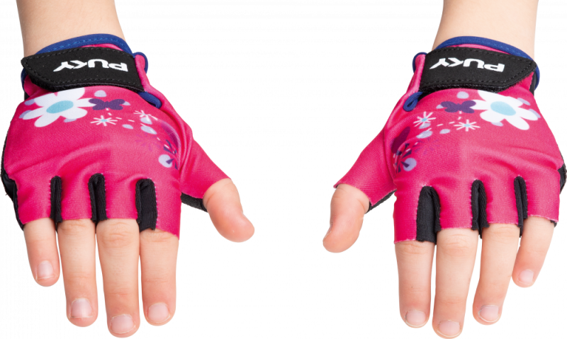 Glovy Monster Børne Cykelhandske   Pink fra Puky