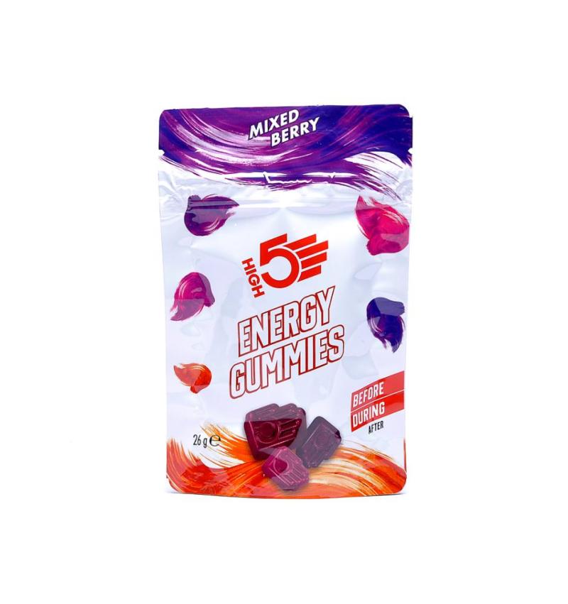 Gummies Med Mixed Bærsmag   Kulhydrat, Elektrolytter Og B6 Vitamin fra High5