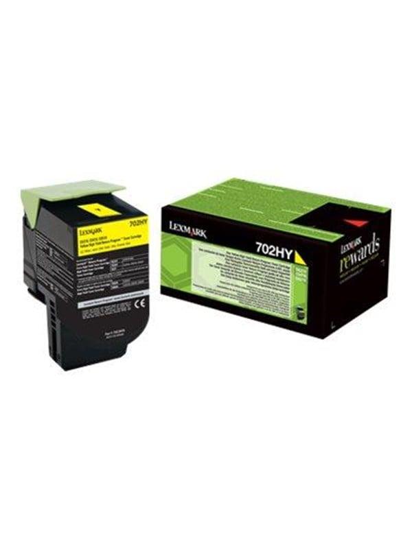 702hy   70c2hy0 Yellow Return Program Toner   Lasertoner Gul fra Lexmark