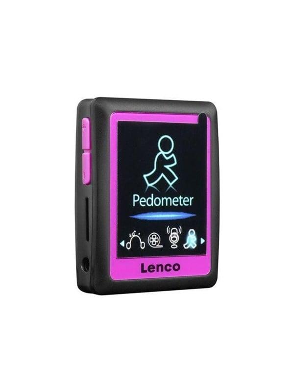 Lenco Podo 152 MP3-afspiller med skridttæller - Pink