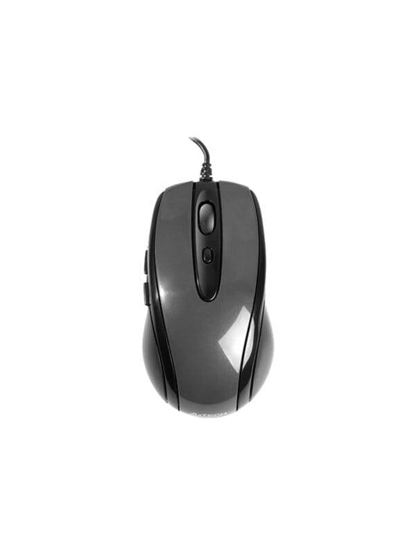 A4Tech V Track N 708x Optisk Mus - 6 Knapper, Grå