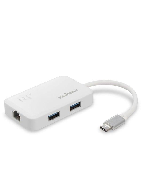 Edimax EU 4308 USB-C til 3-port Gigabit Ethernet Hub