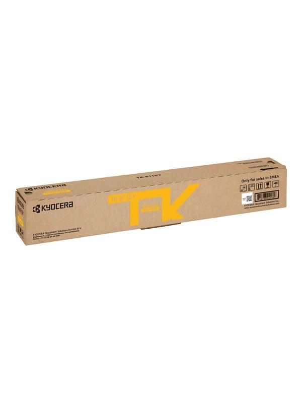 1t02p3anl0   Tk 8115y Yellow Toner   Lasertoner Gul fra Kyocera