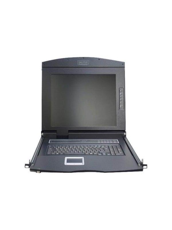 17" Professionel KVM-konsol med 8 porte - Rackversion