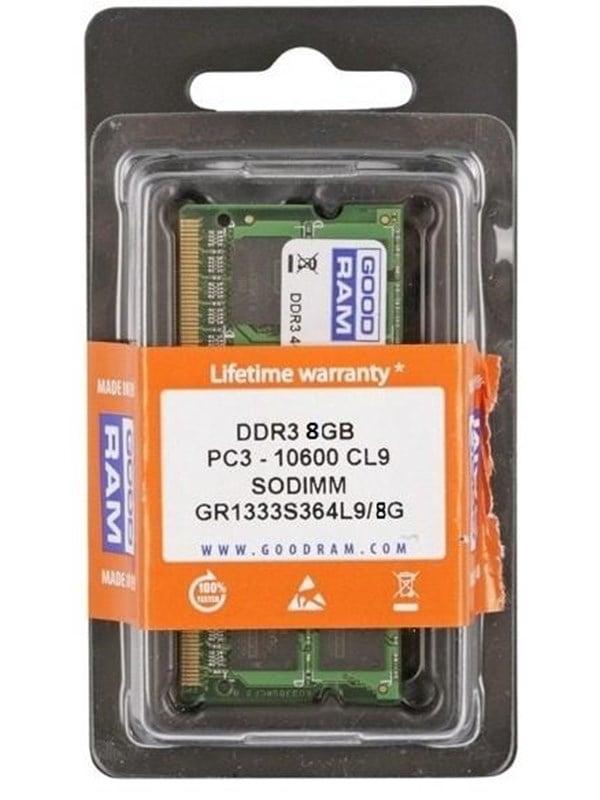 Ddr3 Sodimm 8gb 1333 (1*8gb) Cl9 fra Goodram