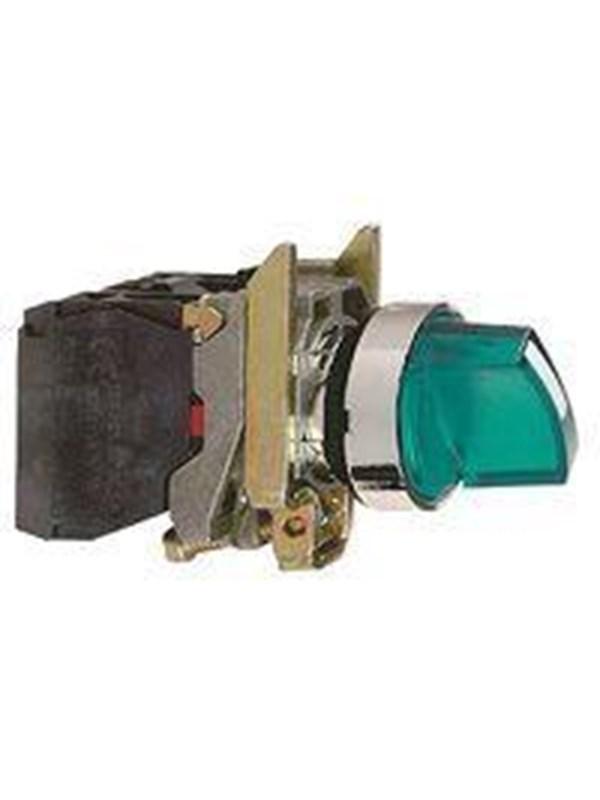 Drejegreb Kompl 2pos M Gr Led 230v No+nc fra Schneider Electric