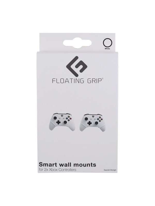 2x Xbox Controller Wall Mounts   White   Accessories For Game Console   Microsoft Xbox One S fra Floating Grip