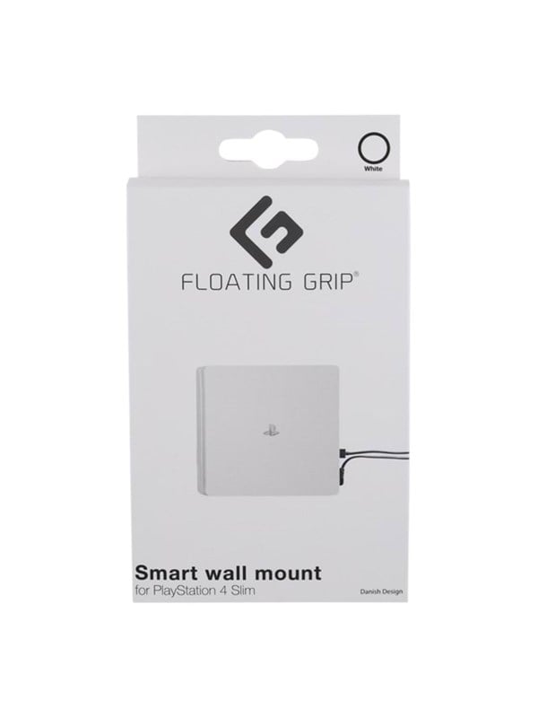 Playstation 4 Slim Wall Mount   White   Accessories For Game Console   Sony Playstation 4 fra Floating Grip
