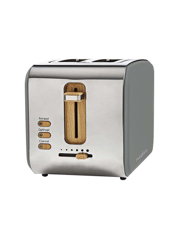 Brødrister Kabt510egy   Toaster   Grey fra Nedis