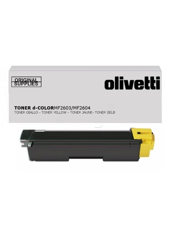 Olivetti Tk 590 Y Original Gul Tonerpatron til Laserskrivere