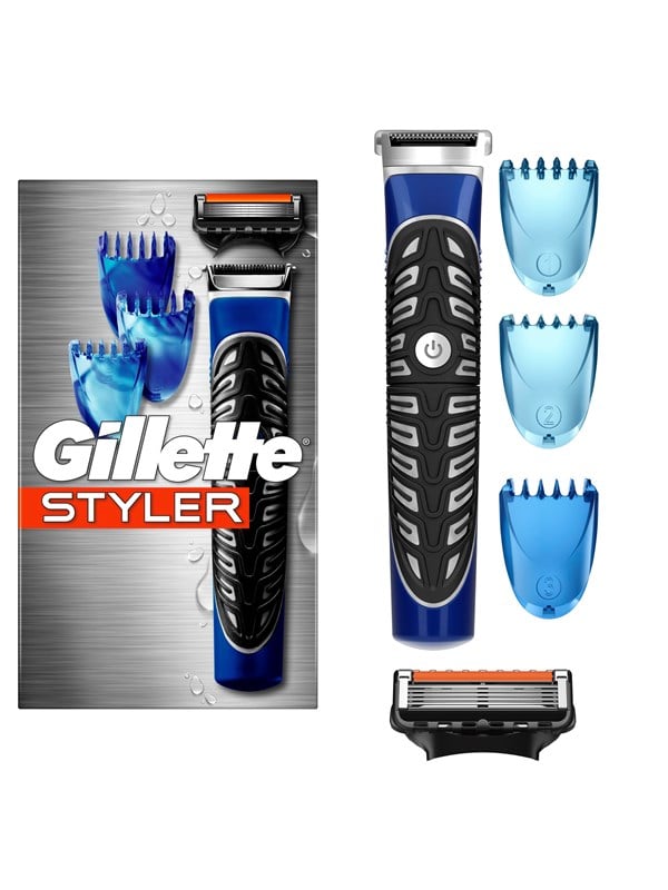 Bodytrimmer 4in1 Styler: Trim, Form Kanter, Barber, Krop fra Gillette