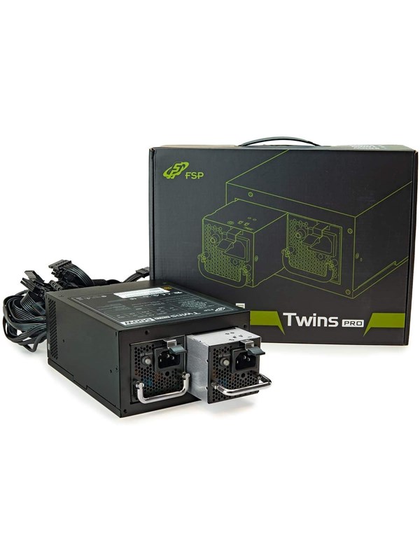 Twins Strømforsyning   500 Watt   Atx   80 Plus Gold Certified fra Fsp