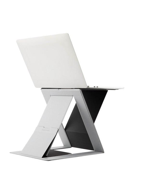 Z Stand Sit Stand Laptop Desk Grey fra Moft