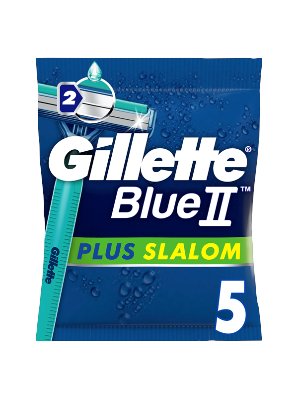 Blueii Slalom Engangsskrabere 5 Stk. fra Gillette