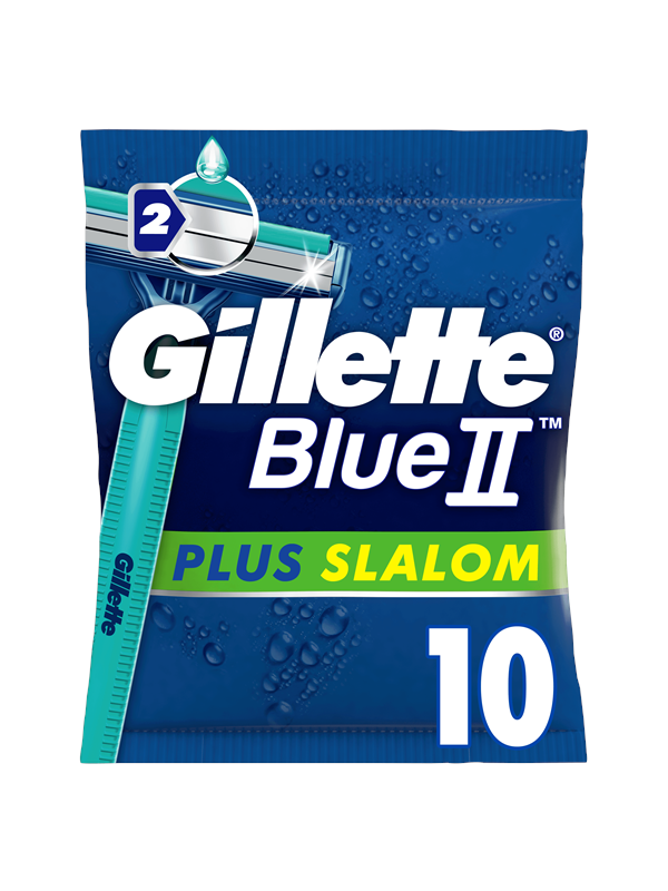 Blueii Slalom Engangsskrabere 10 Stk. fra Gillette