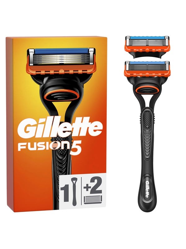Fusion5 Razor Handle + 2 Blades fra Gillette