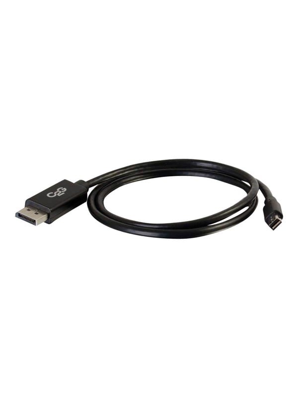 2m Mini Displayport To Displayport Adapter Cable 4k Uhd   Black   Displayport Cable   2 M fra C2g
