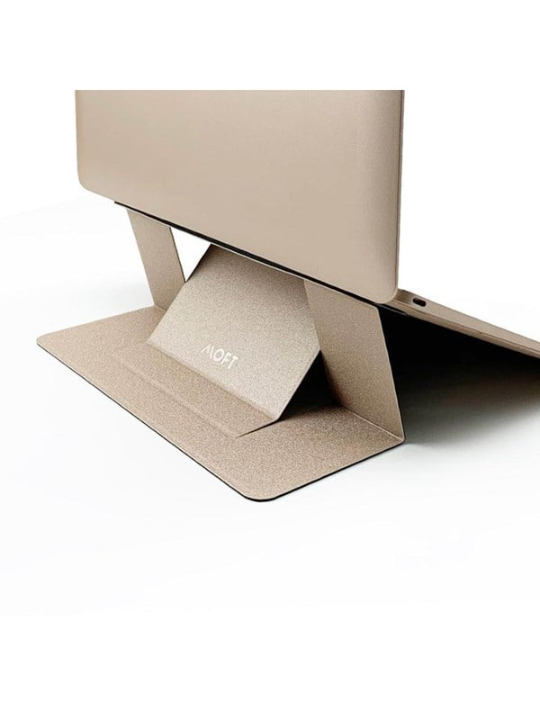 Adhesive Laptop Stand   Gold fra Moft