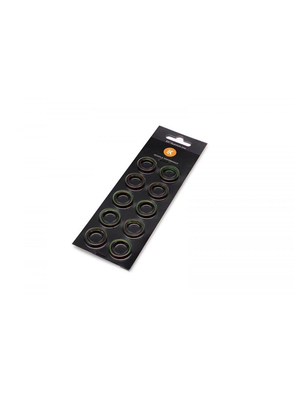 Ek Quantum Torque Color Ring 10 Pack Stc 10 16   Green fra Ek Water Blocks