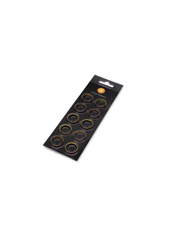 Ek Quantum Torque Color Ring 10 Pack Stc 10 13   Gold fra Ek Water Blocks