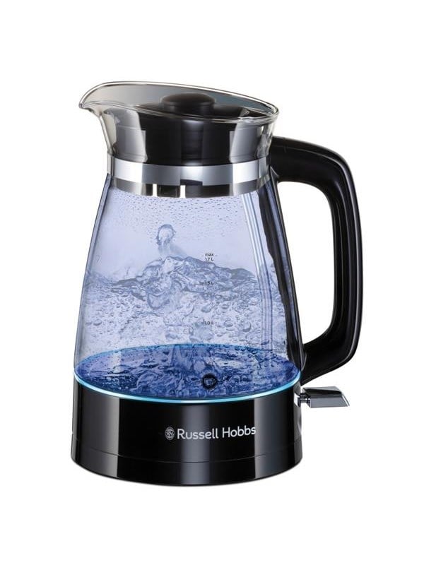 Elkedel Classic Glass Kettle 26080 70   Sort   2400 W fra Russell Hobbs