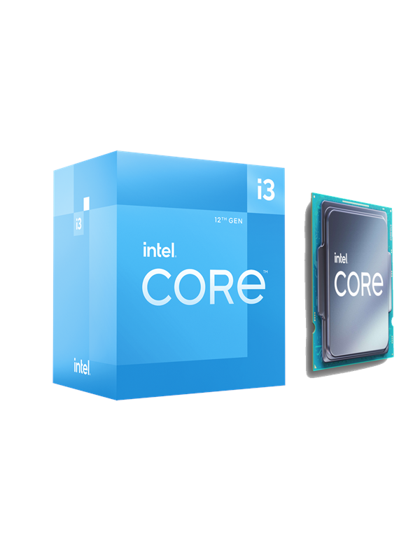 Core I3 12100 Alder Lake Cpu   4 Kerner   3.3 Ghz     Lga1700     Boxed (med Køler) fra Intel