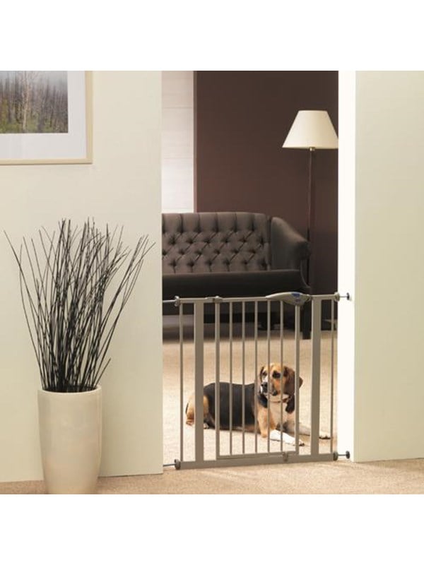 Dogdoor With Lattice 107 Cm Grey fra Savic