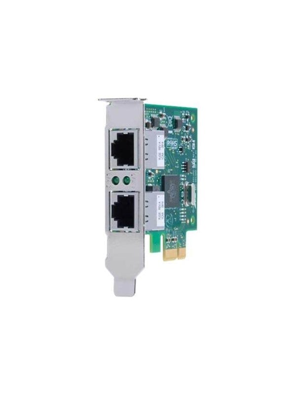 At 2911t 2   Network Adapter   Pcie 2.0   Gigabit Ethernet X 2   Taa Compliant fra Allied Telesis