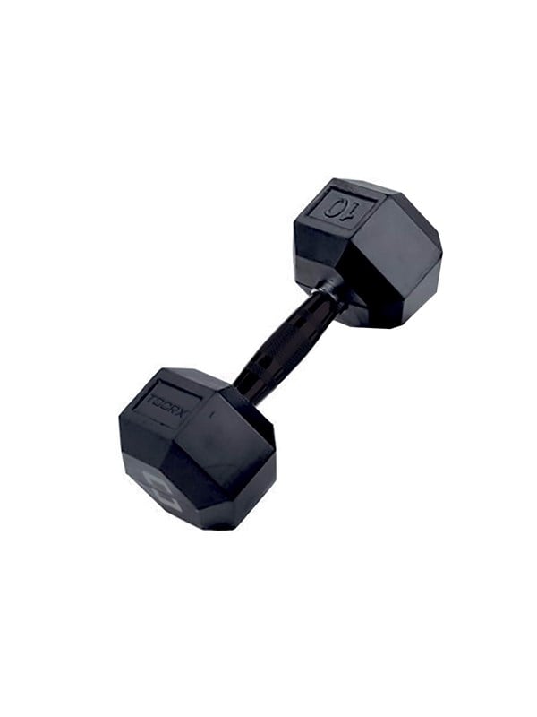 Hexagon Gummi Håndvægt 35 Kg. fra Toorx