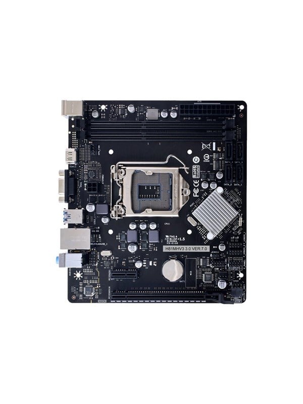 Biostar H81mhv3 3.0 Bundkort - Mikro ATX med LGA1150 Socket