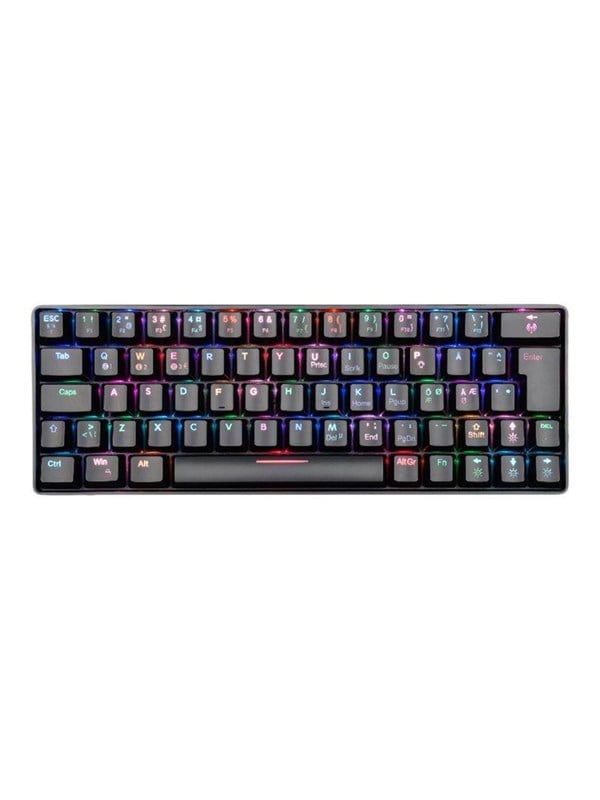 Gk60   Tastatur   Amerikansk Engelsk   Sort fra Fourze