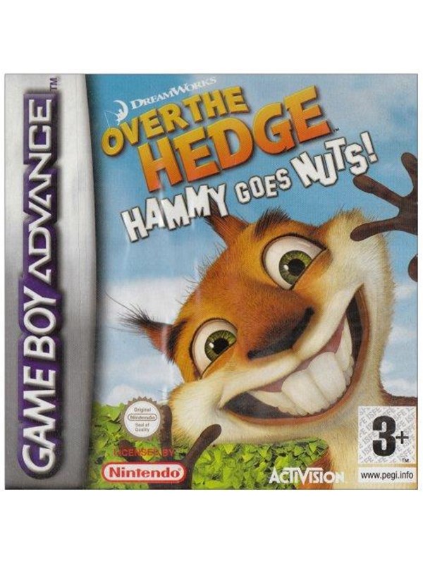 Over The Hedge: Hammy Goes Nuts!   Nintendo Game Boy Advance   Action Adventure fra Activision