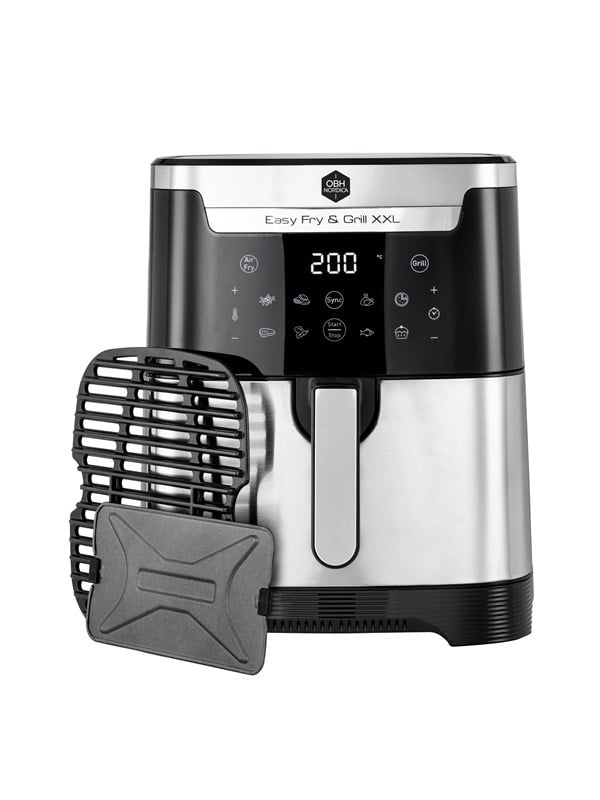 Easy Fry  & Grill X 2in1 Silver Ag801ds0 fra Obh Nordica