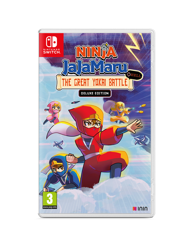 Ninja Jajamaru: The Great Yokai Battle + Hell   Deluxe Edition   Nintendo Switch   Eventyr fra Inin Games