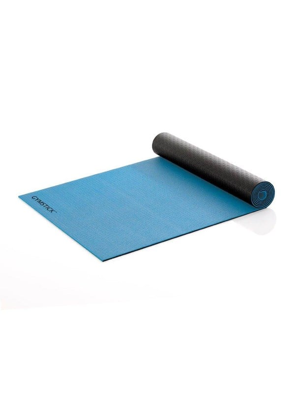Active 2 Tone Training Mat Blue Black fra Gymstick