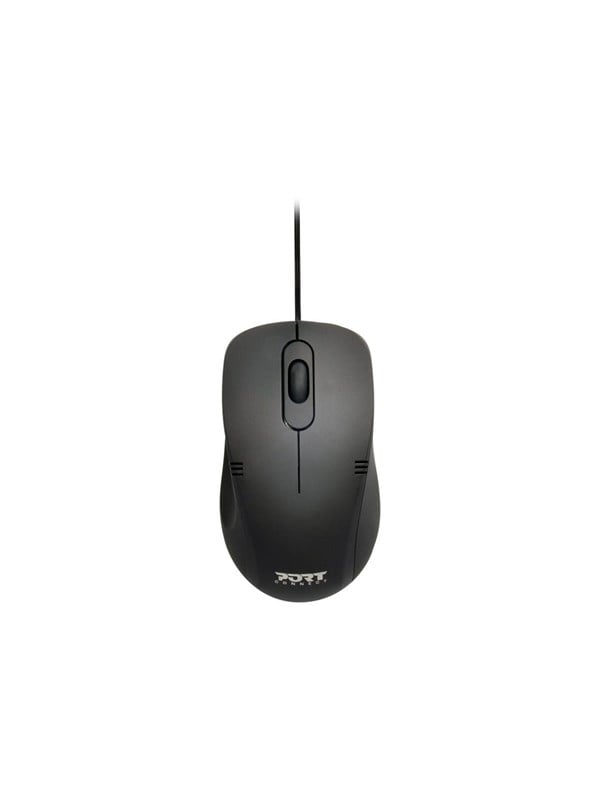 Port Office Budget Pro   Mus   Optisk   3 Knapper   Sort fra Port Designs