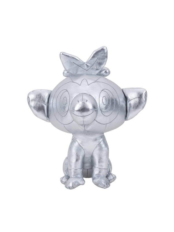 Pokémon   25th Celebration 8 Inch Silver Grookey Plush fra Jazwares