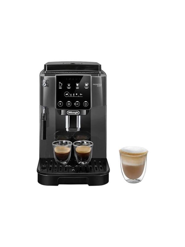 De&apos;longhi Magnifica Start Ecam220.22.gb   Automatic Coffee Machine With Cappuccinatore   15 Bar   Dark Grey fra Delonghi