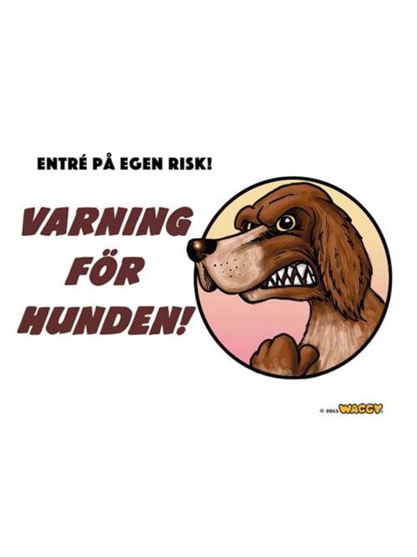 Guard Sign  Longhaired Pointer Sv fra Eldorado