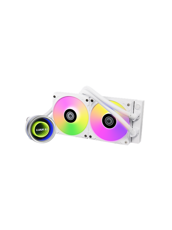 Galahad Ii Trinity 240mm White   Argb   Cpu Vandkøling   Max 36 Dba fra Lian Li