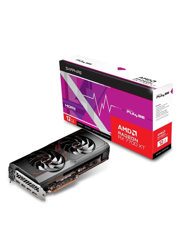 Radeon Rx 7700 Xt Pulse   12gb Gddr6 Ram   Grafikkort fra Sapphire
