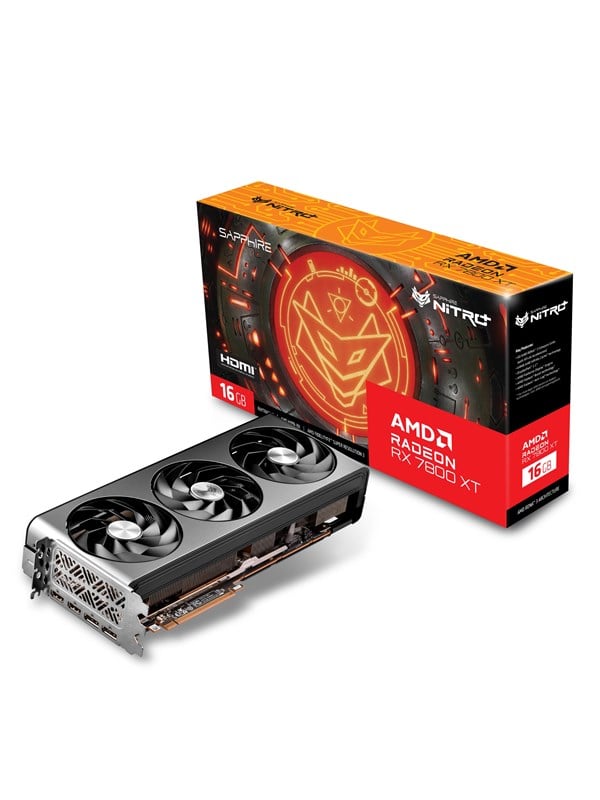 Radeon Rx 7800 Xt Nitro+   16gb Gddr6 Ram   Grafikkort fra Sapphire