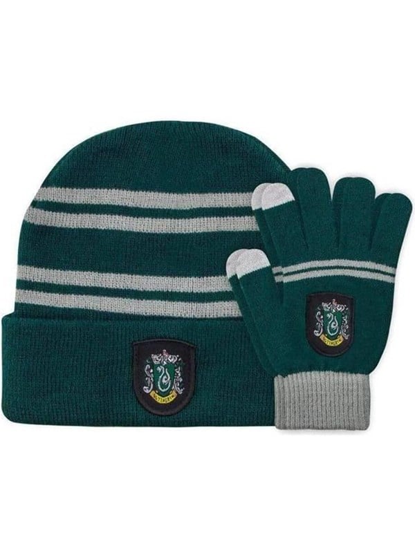Hp Beanie Gloves Slytherin Adult Set Eu   Beanie fra Harry Potter