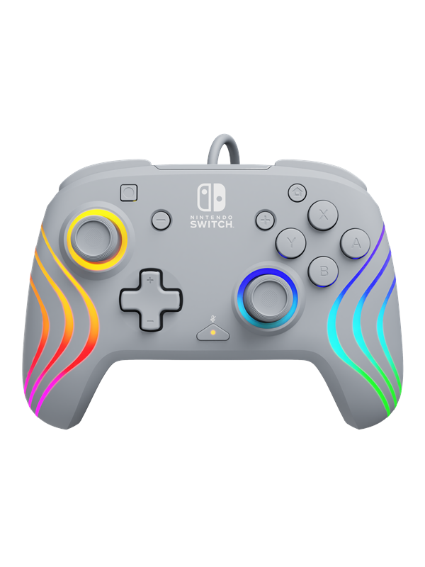 Afterglow Wave   Grey   Wired   Controller   Nintendo Switch fra Pdp