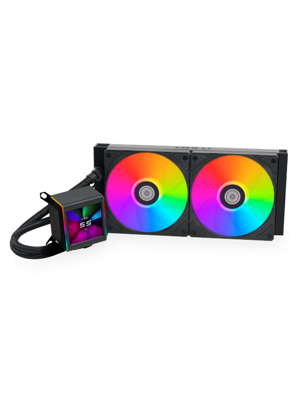Galahad Ii Lcd 280   Black   Cpu Vandkøling   Max 27 Dba fra Lian Li