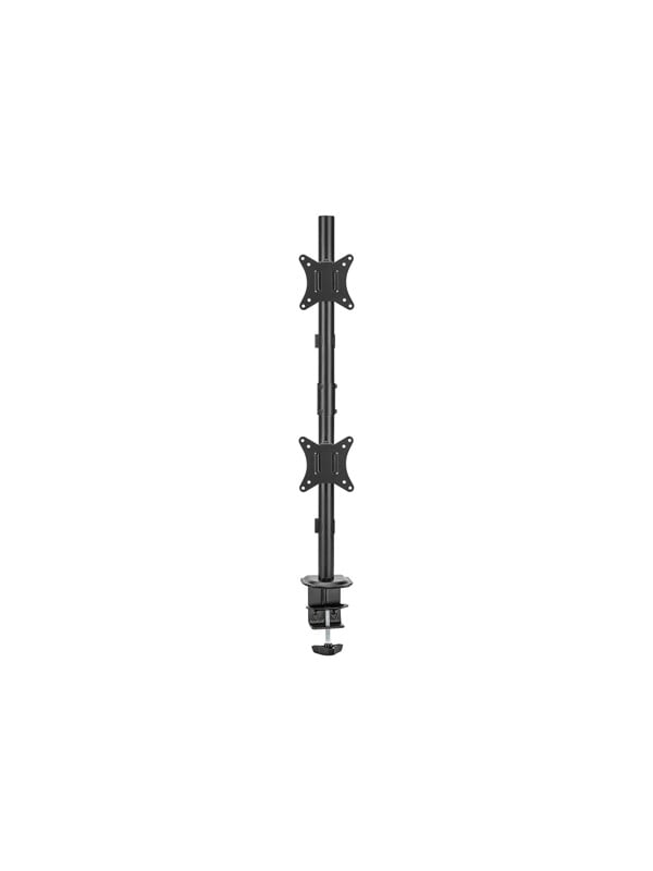 Adjustable 2 Display Vertical Desk Mount fra Gembird