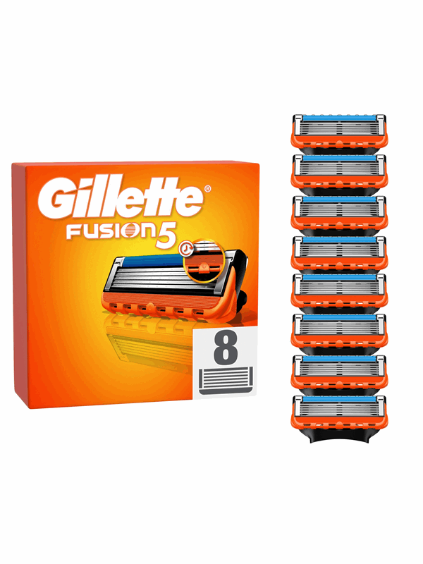 Fusion Manual 8 Pcs fra Gillette