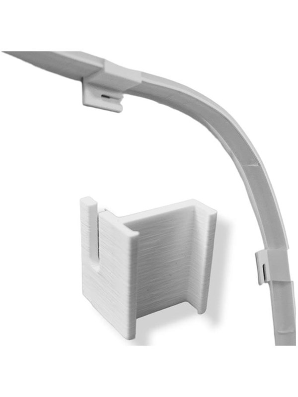 Beslag Til Lightstrip V4 + Gradient   90°   10 Stk fra Light Solutions