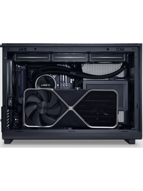 A3 1w Vertical Gpu Kit   Black fra Lian Li