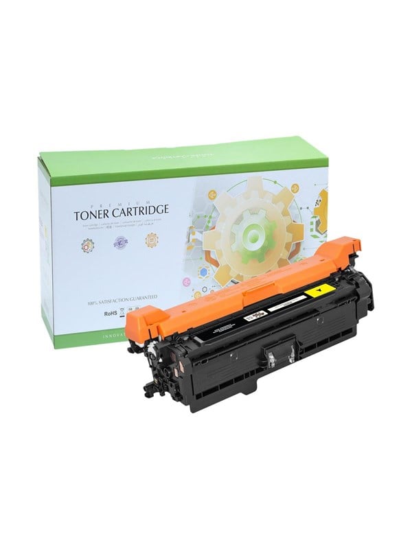 Yellow   Compatible   Toner Cartridge (alternative For: Canon 2641b002 Hp Ce252a)   Lasertoner Gul fra Static Control